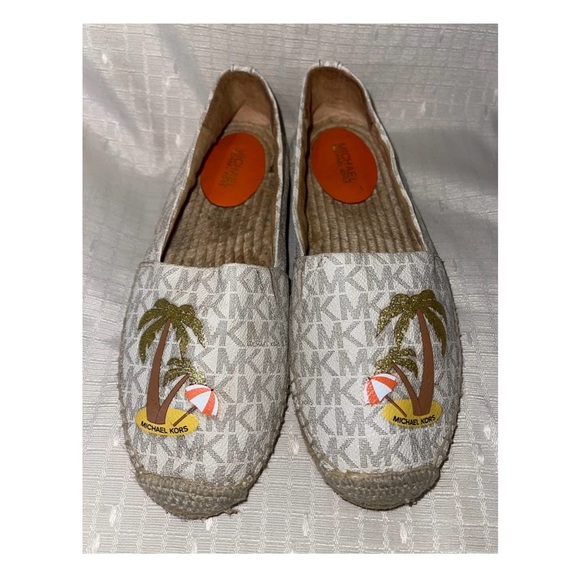 Michael Kors Shoes - Michael Kors Palm Tree Espadrille Flats